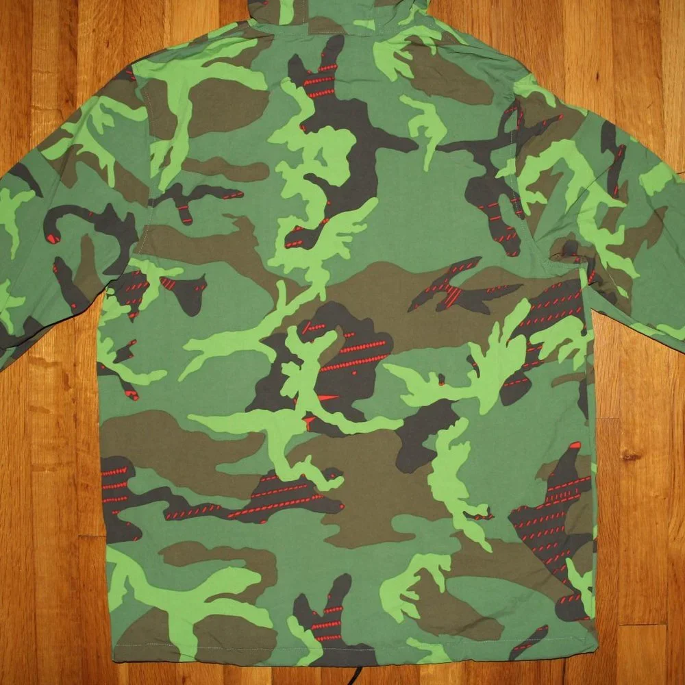 Nike Ohio State Buckeyes On Field Camo Woven Jacket Mens L Military